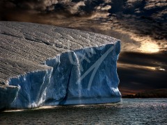 Twillingate iceberg sunset